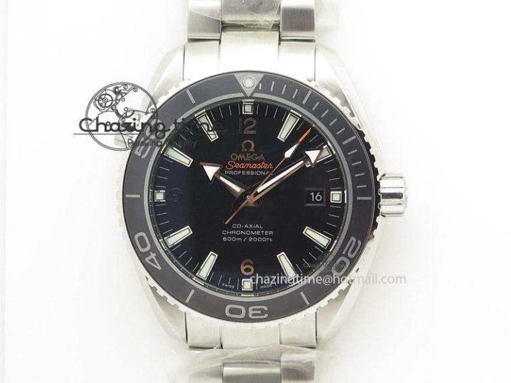 0320 FlexibleFit Seamaster Professional Chrono SS RG Blue Ceramic Blue Dial On SS RG Bracelet A 8211